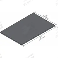 INSTOCK Work Surfaces: 5 ft Overall Lg, 30 in Overall Wd, 1 in Countertop Thick, Black, Epoxy (MPN GRLE6030-1). Key specifications — Brand: INSTOCK; Color: Black; Material: Epoxy.