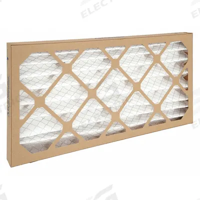 GRAINGER Pleated Air Filter: 14 in x 25 in x 2 in, MERV 8 - MERV 8 Pleated Air Filters