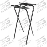 CSL Tray Stand: Steel, Black, 19 in Overall Wd, 36 in Overall Ht, 15 in Overall Dp (MPN 1036BL). Key specifications — Material: Steel; Product Type: Tray Stand; Brand: CSL; Color: Black.