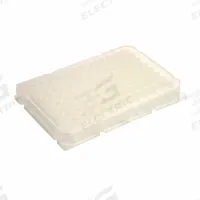 CAPLUGS 96-Well Flat Microplates: Non-Sterile, 96 Wells, 0.37 mL, 85 mm Dia, Square, Polypropylene (MPN 290835003FE1). Key specifications — Brand: CAPLUGS; Body Color: Natural; RNase/DNase Free: No; Well Shape: Square; Material: Polypropylene.