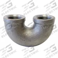 ANVIL Metal Pipe Bend: Elbow, 300 psi @ 150° F, 2 in x 2 in, Malleable Iron, Made in USA (MPN 0311078000). Key specifications — Maximum Operating Pressure: 300 psi @ 150° F; (DO NOT SEND) Manufacturer Location: Made in USA.