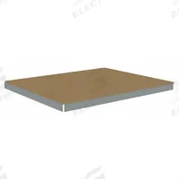 TENNSCO Shelf: 60 in x 48 in, 2,000 lb Load Capacity, Particleboard, Gray, Shelf (MPN ZLES-6048D). Key specifications — Decking Material: Particleboard; Includes: (4) Beams; Decking Finish: Unfinished; Shelf Configuration: Single Straight; Color: Gray; Frame Material: Steel; Brand: TENNSCO; Frame Finish: Zinc Plated.