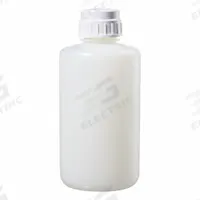 NALGENE Wide Mouth Bottle: HDPE, 2 L, 64 fl oz, Closure Included, Natural, 53B, Polypropylene (MPN 2125-2000). Key specifications — Brand: NALGENE; Graduated: No; Body Color: Natural.