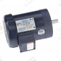 LEESON General Purpose Motors: C-Face Mount, Totally Enclosed Air-Over, 3/4 hp, 208-230/460V AC (MPN 120097.00). Key specifications — Brand: LEESON; Nameplate Voltage @ 60 Hz: 208-230/460V AC; Full Load Current @ 60 Hz: 3.0-3.0/1.5 A; Nameplate RPM @ 60 Hz: 1,140 RPM; Motor Enclosure: TEAO.