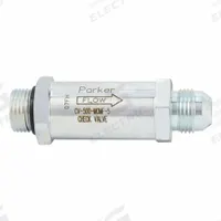 PARKER Hydraulic Check Valve: 3,000 psi, 50 gpm, 3/4 in, SAE O-Ring Boss (MPN CV-500-MOMF-5). Key specifications — attr1011949: Steel; attr1011976: JIC 37° Flare; attr1011950: PARKER; attr1011967: SAE O-Ring Boss.