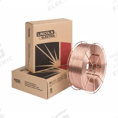 LINCOLN ELECTRIC Welding Wire: Carbon Steel, ER70S-6, 1/16 in, 44 lb, Steel Spool - ER70S-6 MIG Welding Wire