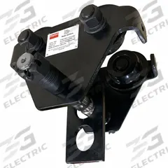 DAYTON Trolley: Push, 1,000 lb Max Hoist Load Capacity, For 2 3/8 in – 5 5/8 in Beam Flange Wd (MPN 55HE63). Key specifications — For Beam Shape: Flat; Trolley Frame Material: Cast Iron.