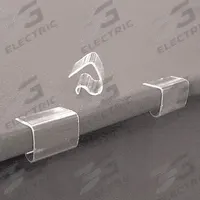 EZ CLIP BY FASTENATION Table Cloth Clips: Clear, 2 1/2 in Overall Wd, Rigid PVC (MPN EZTCC). Key specifications — Material: Rigid PVC; Brand: EZ CLIP BY FASTENATION.