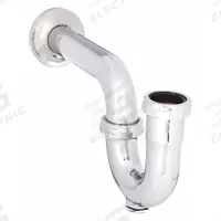 APPROVED VENDOR Trap: Brass, Chrome-Plated, Silver, 1 1/2 in Nominal Pipe Size, 11 1/2 in Overall Lg (MPN 1PNL3). Key specifications — Finish: Chrome-Plated; Includes: Slip Nut and Washer; Includes Cleanout: Yes; Brand: APPROVED VENDOR.