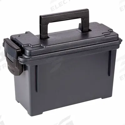 PLANO MOLDING Tool Box: 5 1/8 in W 5 in D 7 in H, Plastic, Black - Plastic Tool Boxes