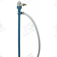 FINISH THOMPSON Air Drum Pump: Pump w/ Discharge Hose & Spout, 15 gpm Max. Flow Rate, PP (MPN EFP-40 & S4 Kit). Key specifications — Brand: FINISH THOMPSON; Suction Tube Material: PP.