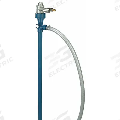FINISH THOMPSON Air Drum Pump: Pump w/ Discharge Hose & Spout, 15 gpm Max. Flow Rate - Low Viscosity Centrifugal Drum Pumps