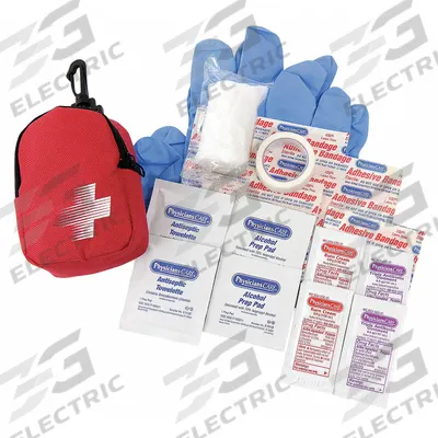 FIRST AID ONLY First Aid Kit and Housing: Gen Purpose, 5 People Served, 24 Components - General Purpose First Aid Kits