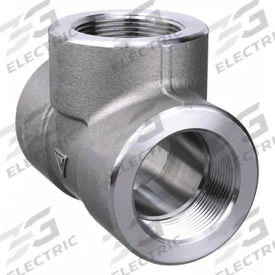 APPROVED VENDOR Metal Pipe Tee: 2 1/2 in x 2 1/2 in x 2 1/2 in, Steel - Threaded High-Pressure Pipe Fittings