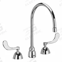 ZURN Gooseneck Kitchen/Bathroom Faucet: AquaSpec®, Brass, Widespread, Deck, 3 Mounting Holes, Chrome (MPN Z831C4-XL-FC). Key specifications — Series: AquaSpec®; Brand: ZURN.