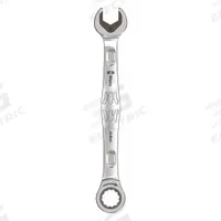 WERA Combination Wrench: Alloy Steel, Nickel Chrome, 15 mm Head Size, 7 7/8 in Overall Lg, Reversing (MPN 05073275001). Key specifications — attr309600: 15 mm; attr309611: Nickel Chrome; attr309610: Alloy Steel; attr309604: Yes; attr309612: No; attr309613: No; attr309615: No; attr324932: WERA.