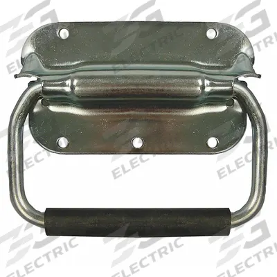 MONROE PMP Folding Pull Handle: Unthreaded Holes, Stainless Steel, Silver, #10 Screw Size - Folding Pull Handles