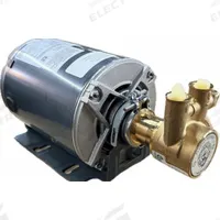 FLUID-O-TECH Rotary Vane Pump: Direct Drive, 1/2 hp, 115/230V AC, Brass Body, Carbon Graphite Vanes (MPN PA101X-25M). Key specifications — Brand: FLUID-O-TECH; Strainer: 75 Micron; Ports: 3/8" NPT.