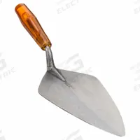 KRAFT TOOL London Trowel: Blade Material Carbon Steel, Blade Shape London, 4 3/4 in Blade Wd (MPN RO1416-11). Key specifications — attr1008691: Plastic; attr1016301: Masonry; attr1005001: KRAFT TOOL; attr1008687: London; attr1008692: Straight; attr1008688: Carbon Steel; attr1008689: Flexible; attr1005002: London Trowel.