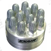 EXAIR Air Gun Nozzle: For 1213-12, Aluminum/Zinc, 2 15/16 in Extension Lg, OSHA Pressure Compliant (MPN 1111-12). Key specifications — attr66393: Aluminum; attr66401: Yes.