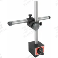 STARRETT Magnetic-Base Indicator Holder: Magnetic-Base Indicator Holder, Rigid Arm, Magnetic Base (MPN 659A). Key specifications — attr1184043: STARRETT; attr1200946: Magnetic-Base Indicator Holder; attr1184025: Fine Adjust Top (FAT); attr1184013: 659A; attr1184031: On/Off Knob; attr1184022: Magnetic; attr1184027: 3 in L x 2.375 in W x 2.375 in H; attr1184030: 1/4"-20.