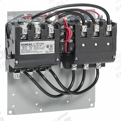 Siemens Magnetic Contactor: Reversing, 3 Poles, NEMA Size 2, 45 A - Reversing NEMA Contactors