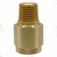 RAY Pressure Gauge Snubber: Brass, Piston, Brass NPT, 5,000 psi Max. Pressure, 3 Pistons (MPN 023B). Key specifications — Snubber Type: Piston; Connection Type: NPT; Brand: RAY; Material: Brass; Compatible Liquids and Gases: Water.