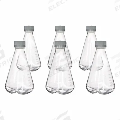APPROVED VENDOR Erlenmeyer Flask: Erlenmeyer, PETG, 1 L, 33.81 fl oz - Plastic Erlenmeyer Flasks