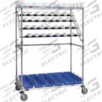 APPROVED VENDOR Specialized Medical Supply Cart: Steel, (2) Swivel/(2) Swivel with Brake, Silver (MPN CPC60B). Key specifications — Material: Steel; Brand: APPROVED VENDOR; Caster/Wheel Configuration: (2) Swivel with Brake; Cabinet Color: Silver.