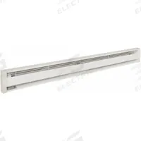 DAYTON Electric Baseboard Heater: Commercial Grade, 1125W/1500W, Thermostat Not Included (MPN 3UG28). Key specifications — Thermostat Included: Thermostat Not Included; Duty Rating: Commercial Grade; Housing Style: Conventional; Wattage Output: 1125W/1500W; Housing Color: Navajo White; Voltage: 208/240V AC; Brand: DAYTON.