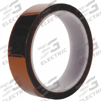 3M Film Tape: 3 in Wd, 36 yd Lg, 2 mil Thick, Polyimide Film, Silicone - High-Temperature Film Masking Tape