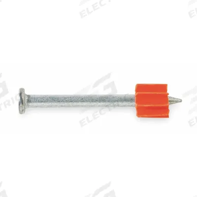 RAMSET Straight Pin: 3/4 in Overall Lg, 0.3 in Head Dia., 0.15 in Shank Dia. - Pins for Powder-Actuated Tools