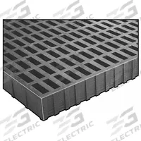 FIBERGRATE Fiberglass Molded Grating: Impact Resistant Grating, 6 ft x 4 ft Nominal Size (WxL) (MPN 261950). Key specifications — Brand: FIBERGRATE.