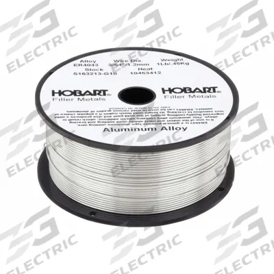 HOBART Welding Wire: Aluminum, ER4043, 3/64 in - ER4043 MIG Welding Wire