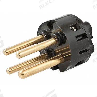 HUBBELL Replacement Insert: Male, 3 Pole, 4 Wire, 250V AC, 100 A - Pin & Sleeve Interiors