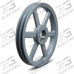 APPROVED VENDOR V-Belt Pulley: 2BK140, 2 Groove, 13.75 in OD, Bushed Bore, H/QT, Cast Iron. Key specifications — attr1318293: 2BK140; attr1318301: 13 in (4L, A); attr1318291: 4L, A, or AX.