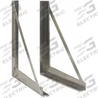 BUYERS PRODUCTS Mounting Bracket: Mounting Bracket, Truck Boxes, 24 in Lg (In.), 24 in Overall Ht (MPN 1701040). Key specifications — Type: Mounting Bracket; Compatible with Product Type: Truck Boxes; Includes: Mounting Brackets; Material: Aluminum; Color: Silver; Brand: BUYERS PRODUCTS.