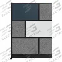LUXOR Adaptable, stylish dividers designed to create flexible, private, and productive workspaces (MPN MW-5370-XWCGB). Key specifications — Frame Finish: Eggshell; Frame Material: Aluminum; Mounting Location: Add-On; Panel Color: Gray; Panel Surface Material: Acrylic; Panel Secondary Color: White.