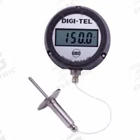 TEL-TRU Digital Thermometer: -75°F to 750°F /-60°C to 400°C, +/- 0.5F, 4.5 in Dial Dia (MPN SD4RB09113-P22023-10-C1010). Key specifications — Brand: TEL-TRU; Accuracy: +/- 0.5F.