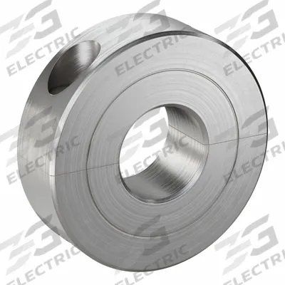 CLIMAX METAL PRODUCTS Shaft Collar: 2-Piece, Inch, Round, Clamp-On, 5/16 in Bore Dia - Stainless Steel Recessed-Screw Shaft Collars