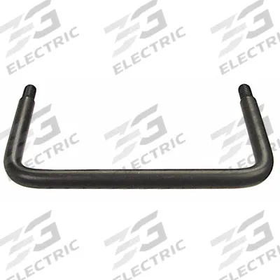 MONROE PMP Pull Handle: Threaded Holes, Aluminum, Black, 1/4"-20 Screw Size - Standard Pull Handles