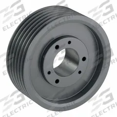 APPROVED VENDOR V-Belt Pulley: 5V1250, 6 Groove, 12.5 in OD, Bushed Bore, F, For 5V/5VX Belt Section (MPN 65V1250F). Key specifications — Pulley Industry Number: 5V1250; Pitch Diameter: 12.5 in (5V); For Belt Section (broad, with similar types): 5V or 5VX.
