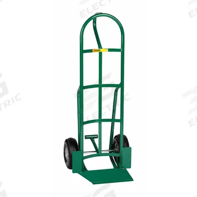 APPROVED VENDOR General Purpose Hand Truck: 800 lb, Single-Loop Handle, Green, Steel - Easy-Load & Tilt Hand Trucks