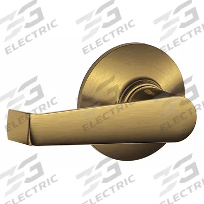 SCHLAGE Door Lockset: Passage Lever Locksets, Brass