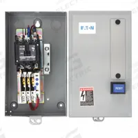 EATON Definite Purpose Magnetic Motor Starter: Non-Reversing, 3 Poles, 30 A, 24V AC Coil, Thermal (MPN A25CGC30T). Key specifications — Brand: EATON; Thermal Units Required: 3 Thermal Units Required (Not Included).