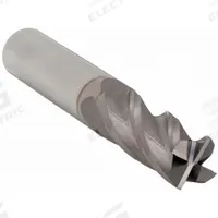 APPROVED VENDOR Square End Mill: Carbide, TiCN Coated, 4 Flute, 11/16" Mill Dia, 1-1/2" LOC, 4" OAL (MPN 206-001232)