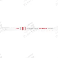 MILWAUKEE Jigsaw Blade: 10, 4 in Blade Lg, Bi-Metal, Bi-Metal, T Shank, Metal/Plastic/Wood, 5 PK (MPN 48-42-5310). Key specifications — attr1097716: Thick Metal; attr1097715: Bi-Metal; attr1097719: 10; attr1097721: Bi-Metal; attr1097728: MILWAUKEE.