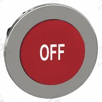 SCHNEIDER Extended Push Button: Red, 30 mm Mounting Size, Metallic, Momentary (MPN ZB4FL435). Key specifications — Brand: SCHNEIDER; Action: Momentary; Legend: Off; Series: XB4; Push Button Material Type: Metallic.