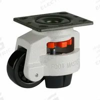 FOOT MASTER Plate Caster: Nylon Tread, 75 mm Wheel Dia, 120 mm Mounting Ht, 1,764 lb Load Capacity (MPN GD-100-F-NYN-PUS). Key specifications — Brand: FOOT MASTER; Frame Color: White.