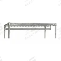 QUANTUM STORAGE SYSTEMS Shelf Hanger/Rail Rod: 72 in W x 1 in H, Steel, Stainless Steel, Silver (MPN GR72S). Key specifications — Brand: QUANTUM STORAGE SYSTEMS; Material: Steel; Finish: Stainless Steel; Color: Silver.